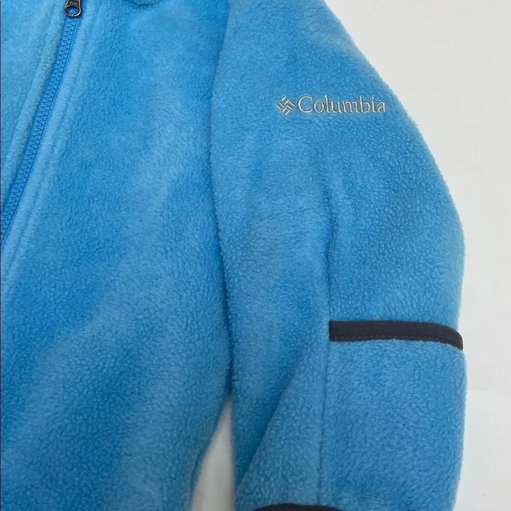 Columbia Cozy Blue and Gray Kids Footie